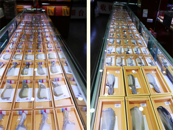 柜臺(tái)梳子展示