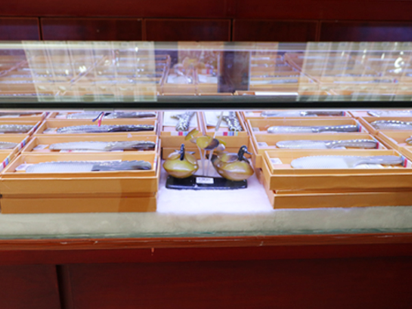 牛角鴛鴦工藝品